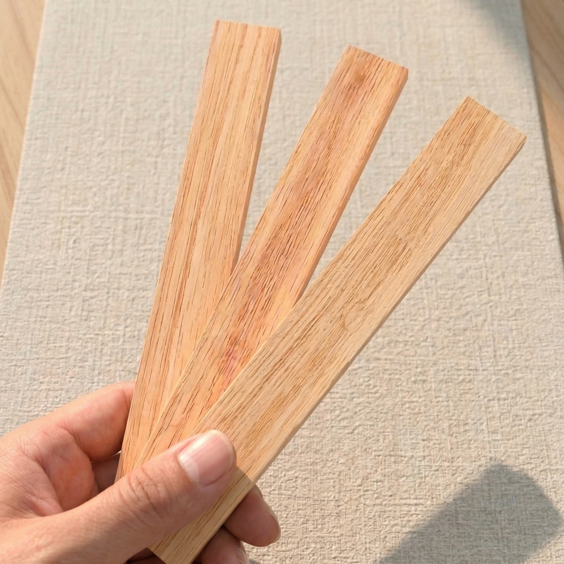 Easy-Sticks 4.0 rot Eiche 145 Stück, 16 cm Länge