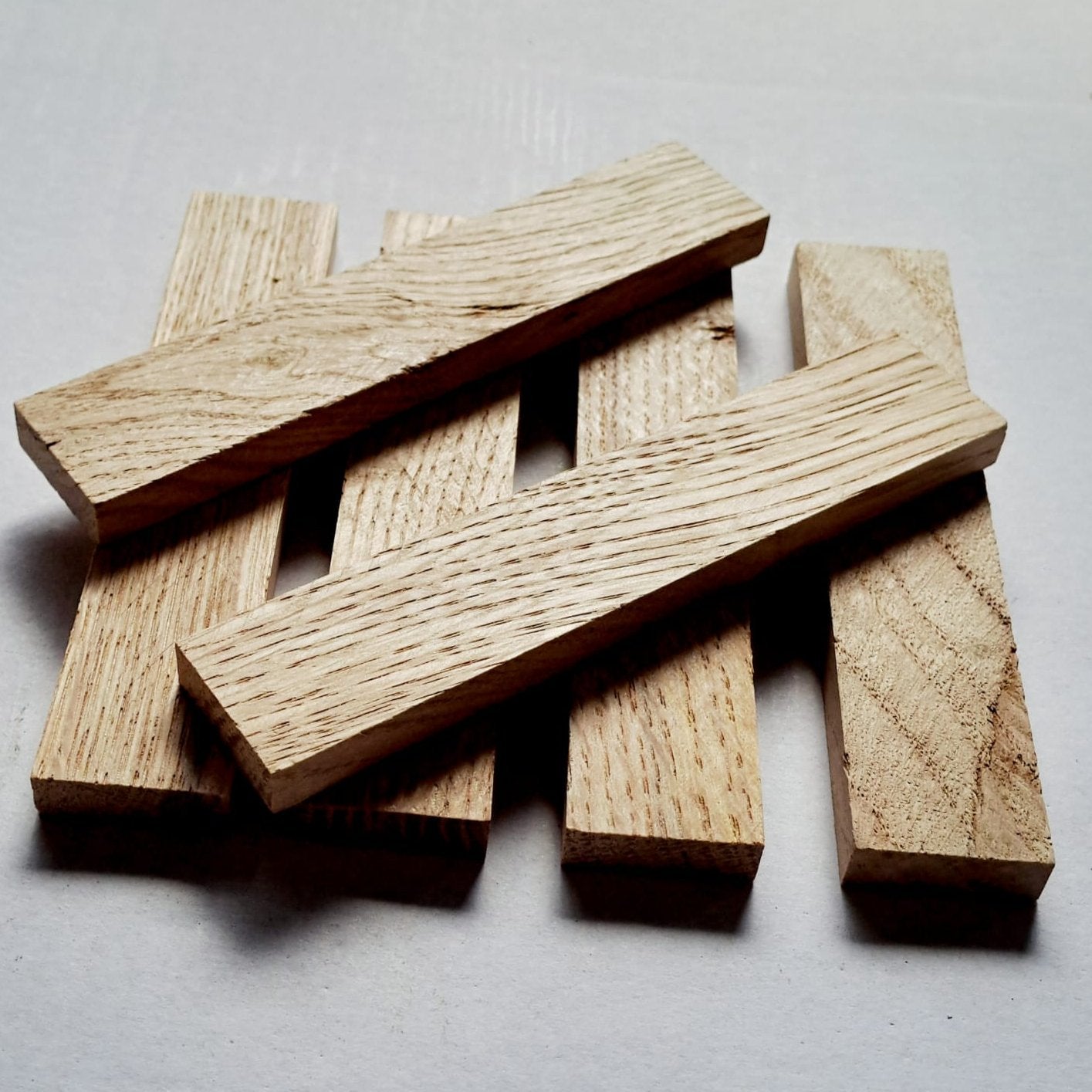 Easy-Sticks 3.0 Eiche 12cm B-Ware Mit Astlöchern, Abgebrochenen Ecken Und Einzigartiger Maserung