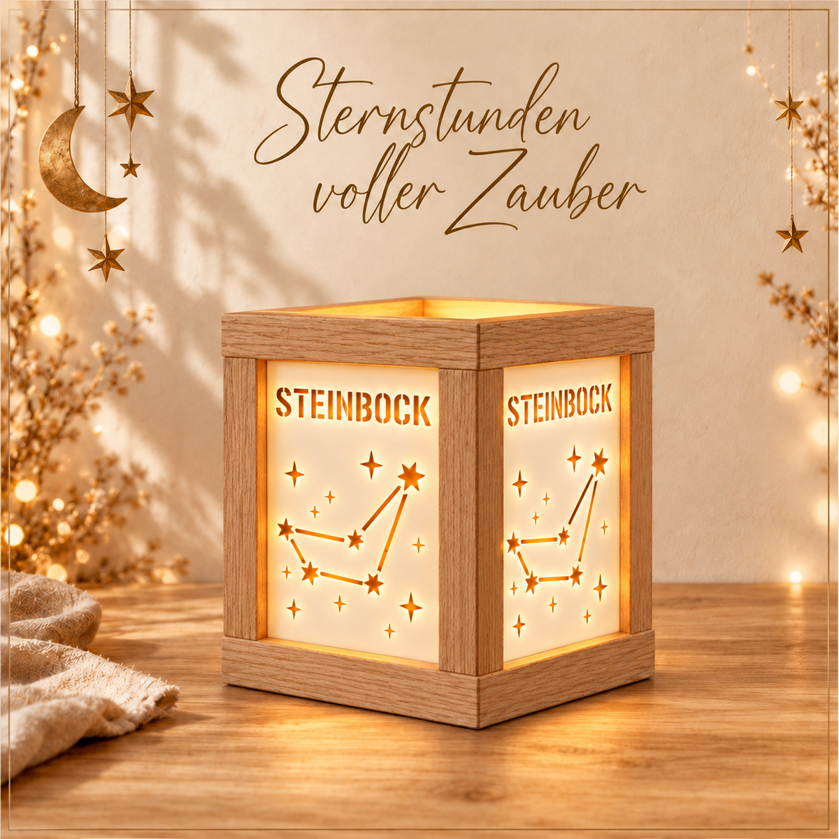 Silikonform - Steinbock Laternen Seitenteil