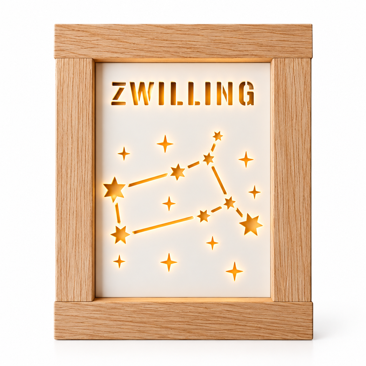 Silikonform - Zwillinge Laternen Seitenteil