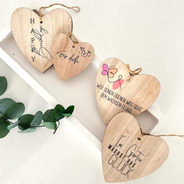 Easy-Sticks Familie Wunsch Erfüller Schön, dass du da bist, Sticker Rub Ons Rub On Klötzchen Bastelholz Aufkleber Beschriftung
