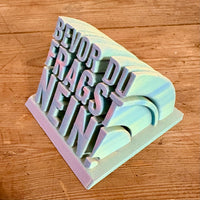 3D-Druckdatei Bevor du fragst NEIN – STL Download | Lustige Büro-Deko