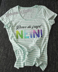 Bevor du fragst: NEIN Plotterdatei idee zum Plotten Nein sagen lernen und zeigen DIY