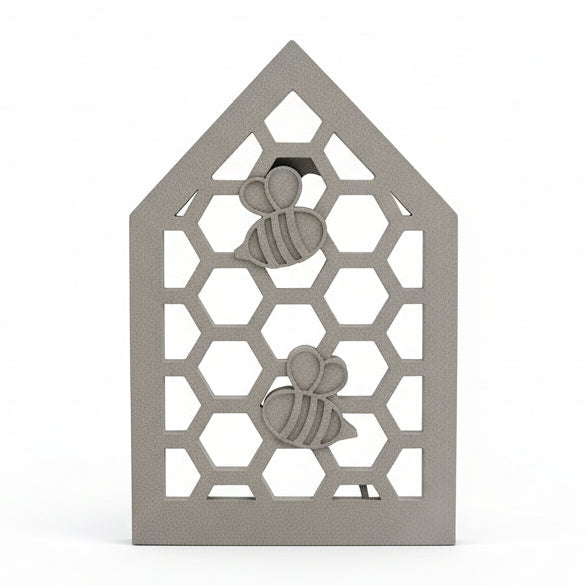 Bienenhaus Silikonform Bienen aus Beton gegossen