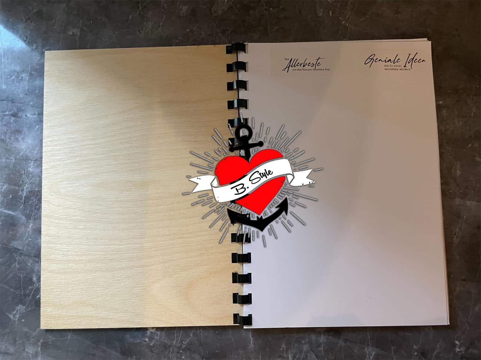 Bindedeckel, Bucheinband zum Lasern und Plotten mit Papier Buch DIY selbstgemacht Plotteridee Laseridee