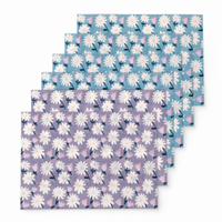 Blüten Transparentpapier A4 – 6 Bögen | 180 g/m² | Easy-Sticks