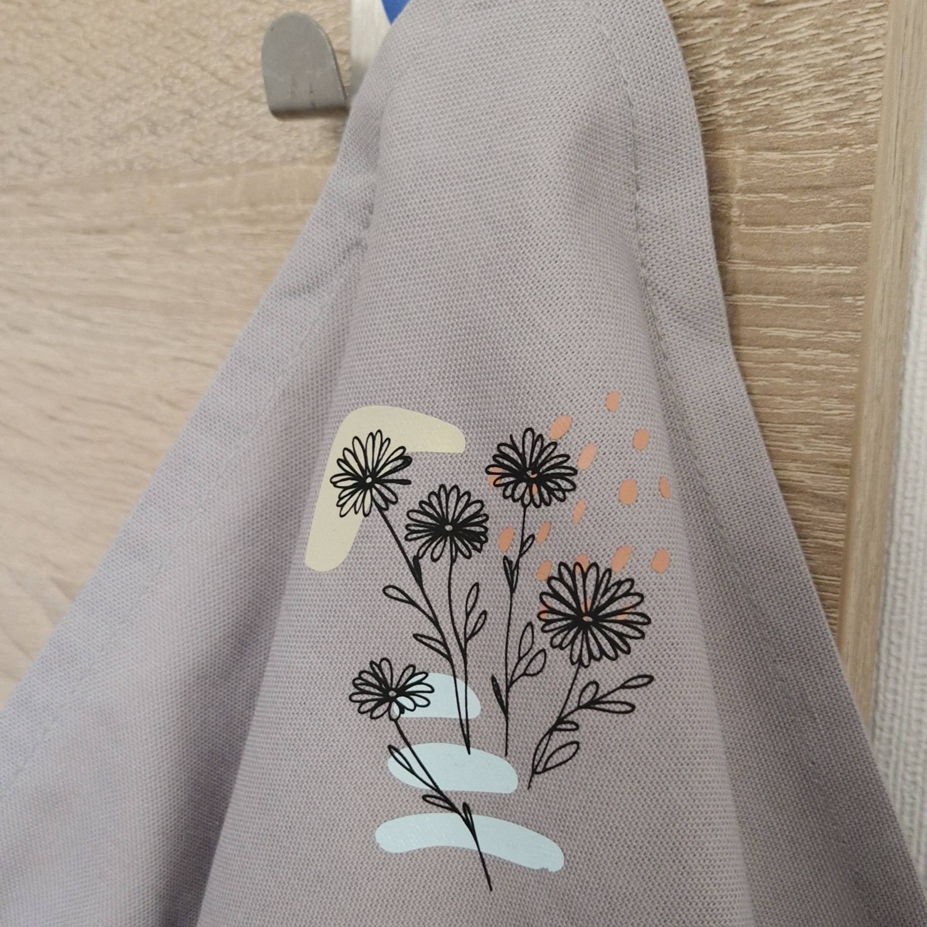 Blumen Plotterdatei Idee zum kaufen und downloaden DIY Handtuch Küche