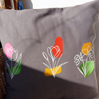 Blumen Plotterdatei Idee zum kaufen und downloaden Kissenhülle beplotten