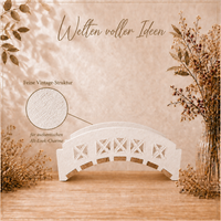 Brücke Silikonform – 3D DIY Gießform für Grachtenhaus-Deko | Easy-Sticks