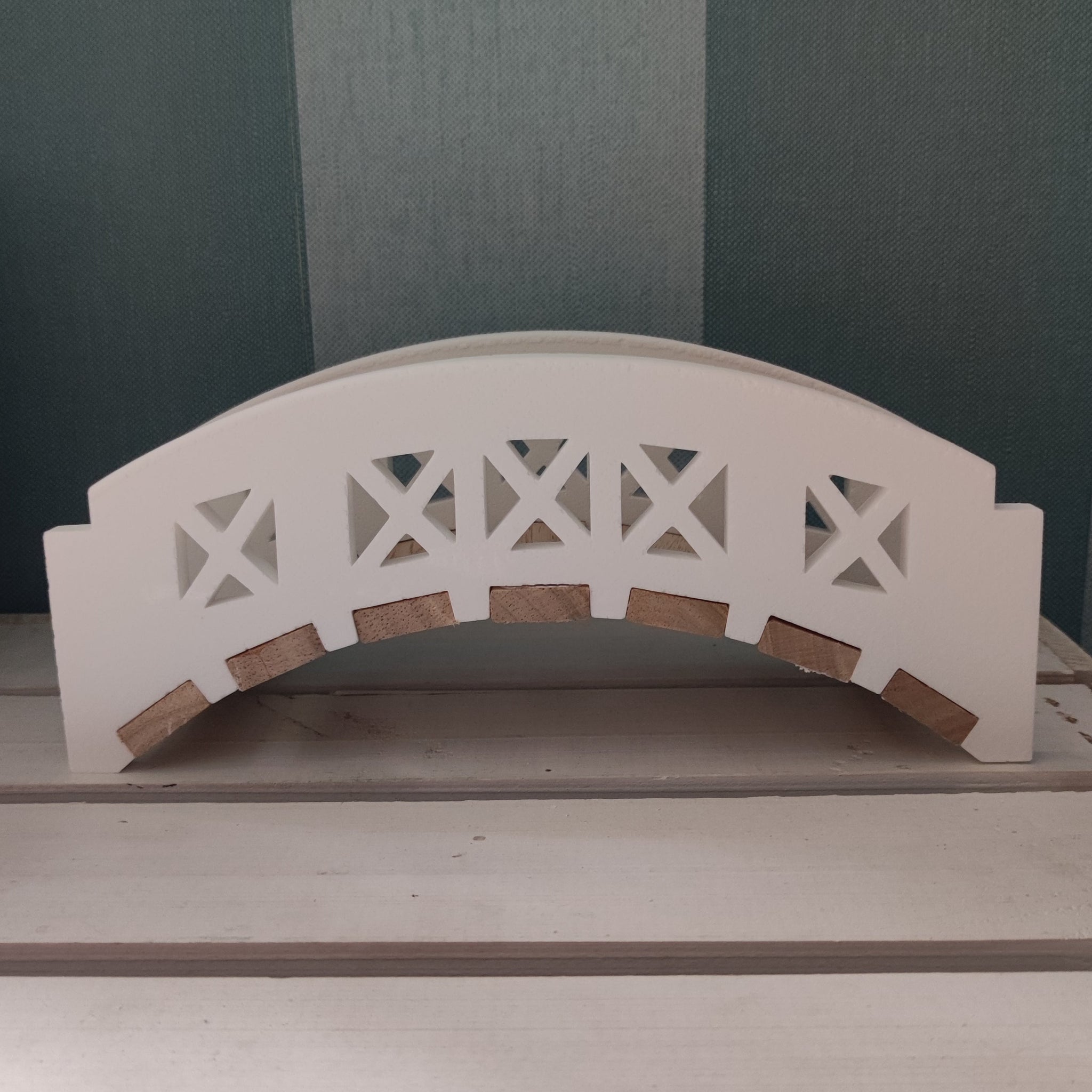 Brücke Silikonform – 3D DIY Gießform für Grachtenhaus-Deko | Easy-Sticks