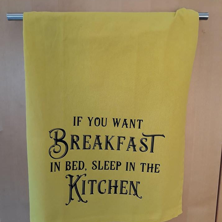 If yo want breakfast in bed, sleep in the kitchen bestyle plotteridee plotterdatei frühstück