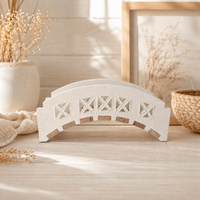 Brücke Silikonform – 3D DIY Gießform für Grachtenhaus-Deko | Easy-Sticks