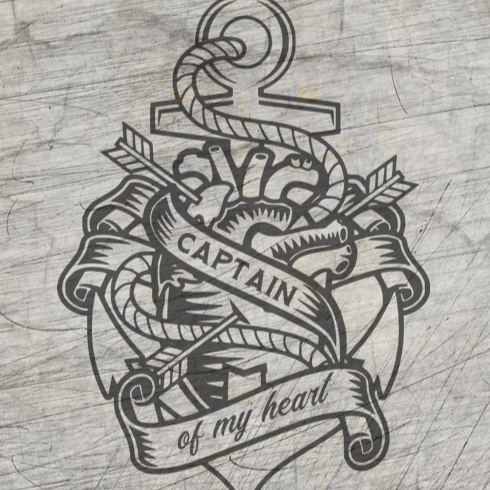 Captain of my heart plotterdatei plotter idee Geschenkidee liebe Kapitän