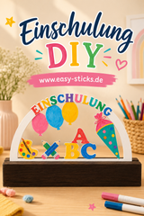Easy-Sticks Silikonform - Bogen Einschulung