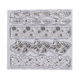 Vielseitige Clear Stamps Blumenmotive von Easy-Sticks: Kreative, selbstklebende Stempel mit Blumen- und Punktmuster.