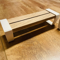 Holzbank mit minimalistischem Design von easy-sticks, passend für 3D Drucker, Bank Edge Design 01