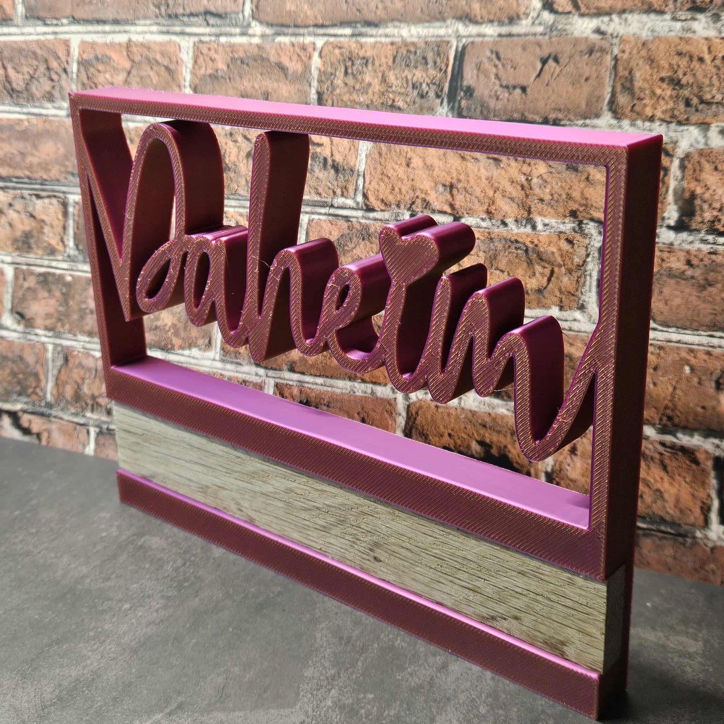 3D/ Plotter- / Laserdatei - Daheim im Rahmen