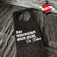 Das interessiert mich nicht. Die Bohne