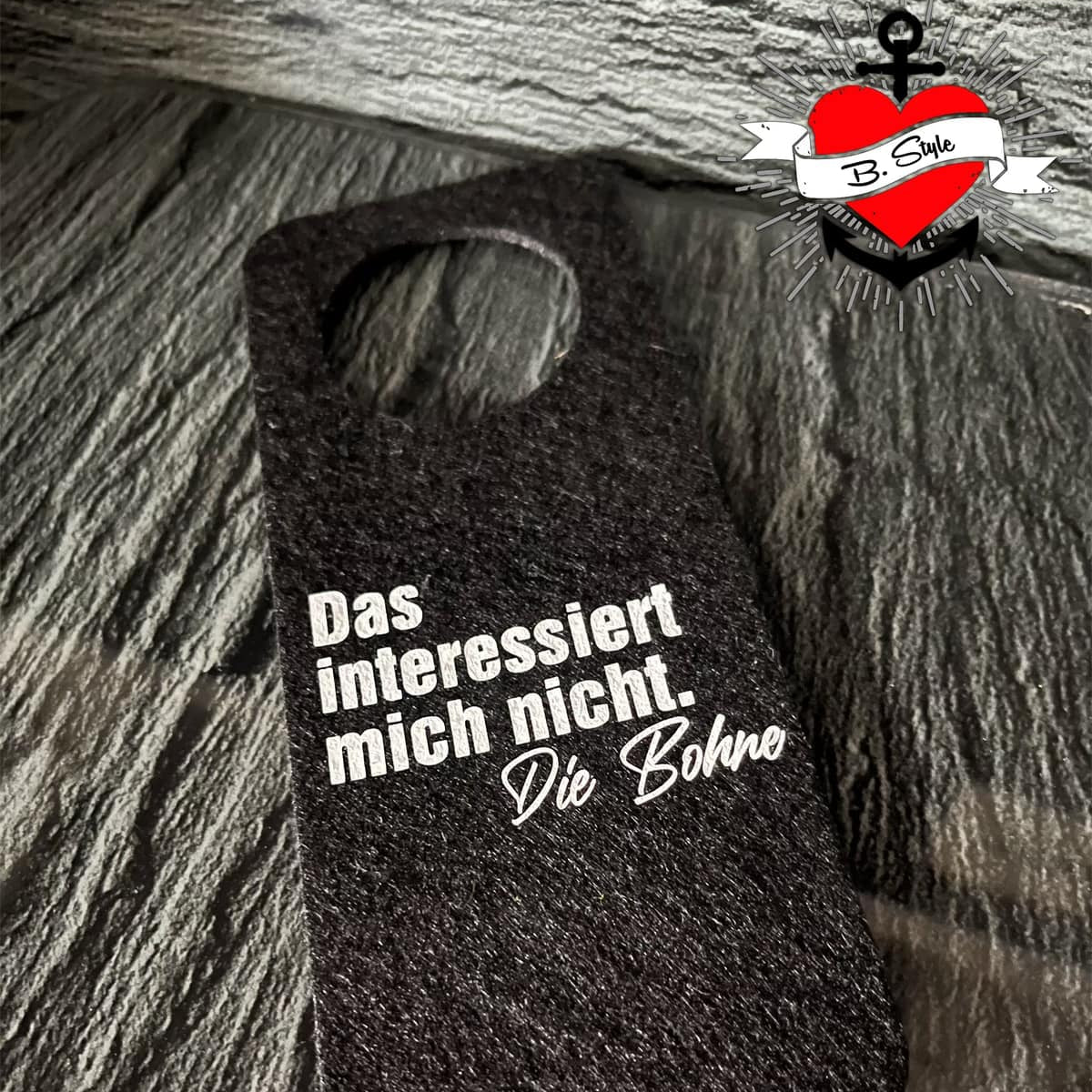 Das interessiert mich nicht. Die Bohne