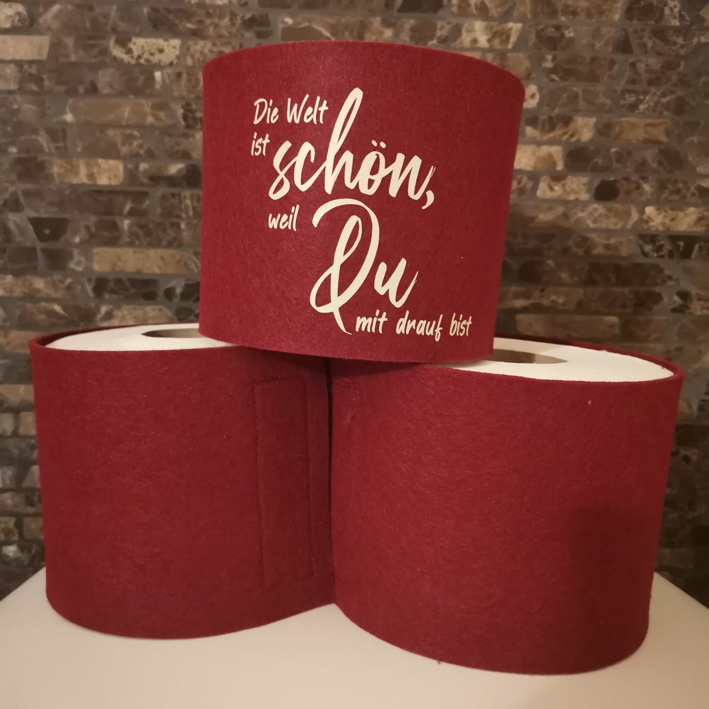 Die Welt ist schön, weil Du drauf bist