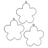 Draht Blume, 7,5cm ø SB-Btl 3Stück
