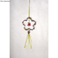 Draht Blume, 7,5cm ø SB-Btl 3Stück