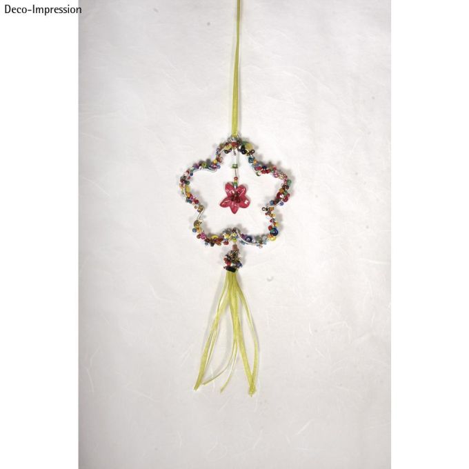 Draht Blume, 7,5cm ø SB-Btl 3Stück