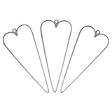 Draht Herz 12x5cm, SB-Btl 3Stück