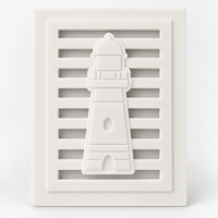 3D-Druckdatei – Leuchtturm Laterne Seitenteil (STL + 3MF)