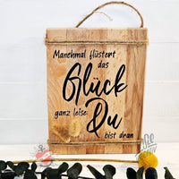 Manchmal flüstert das Glück ganz leise: Du bist dran