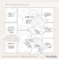 DubistmeinLieblingsstern Stern PDFs zum Ausdrucken Vorschaubild