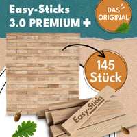 Easy-Sticks 3.0 Premium + Jetzt 145 Stück im Karton. Direkt zu dir nach Hause.