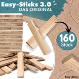 Easy-Sticks 3.0, 16 cm lang von Easy-Sticks - Eiche hell, wunderschön verarbeitet und gleichmäßig gestapelt, ideal für präzise Bastelarbeiten und kreative Projekte.