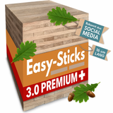 Easy-Sticks 3.0 Premium Plus. Bekannt aus Social Media - Instagram, Pinterest, Youtube und Facebook. Bastle dein DIY mit dem Holz. Klebe die Sticks einfach zusammen.