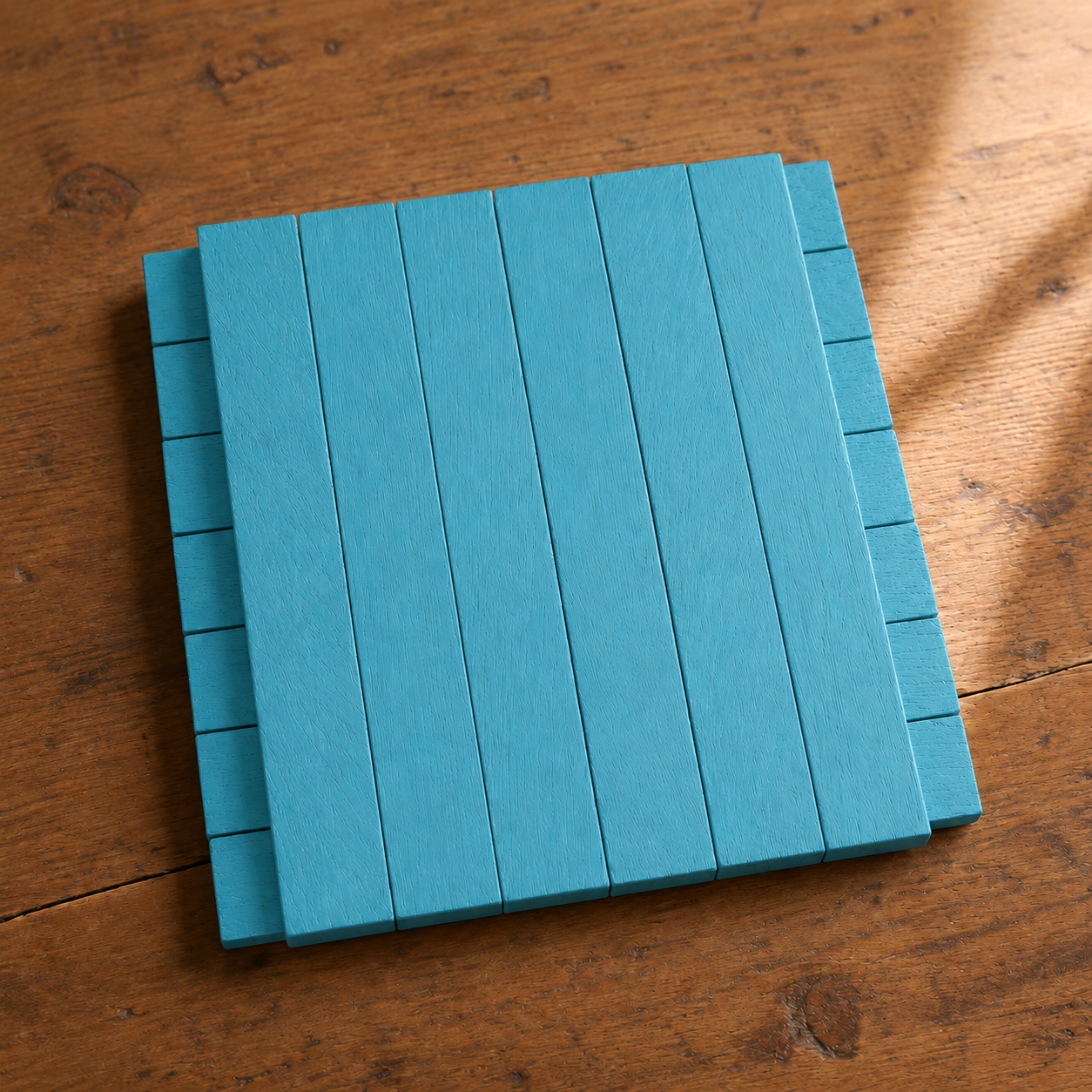 Easy-Sticks 4.0 Eiche Türkis – 20 Stück Set Draufsicht