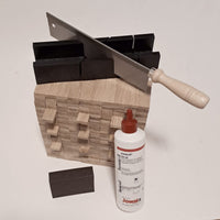 Easy-Sticks 4.0 Starter Set von Easy-Sticks mit Säge, Holzleim und Schleifschwamm. Ideal für kreative Bastelprojekte und DIY-Anwendungen.