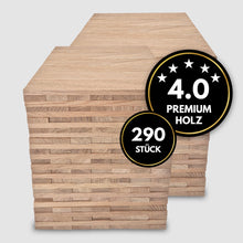 Lade das Bild in den Galerie-Viewer, Easy-Sticks 290 Stück aus hochwertigem Eichenholz
