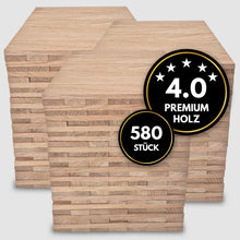 Lade das Bild in den Galerie-Viewer, Easy-Sticks 580 Stück aus hochwertigem Eichenholz
