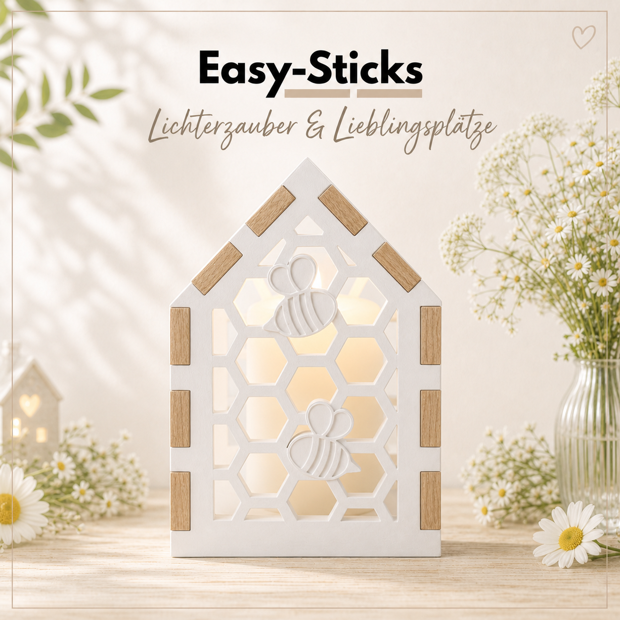 Silikonform Bienenwaben Hausseite