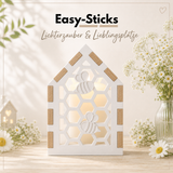 Silikonform Bienenwaben Hausseite