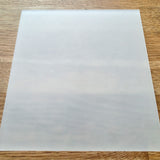 Hochwertige Acryl Scheiben 4 Stück, Klar, Satiniert, Spiegel, 14,4cm x 16cm x 3mm für DIY-Projekte Lichtbox Lichtboxen Schilder