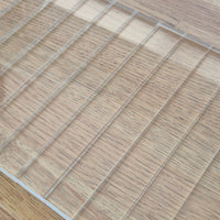 Acryl Easy-Sticks Klar 16cm, 10 Stück - Hochwertige DIY Bastelsticks Acryl Für Kreative Projekte