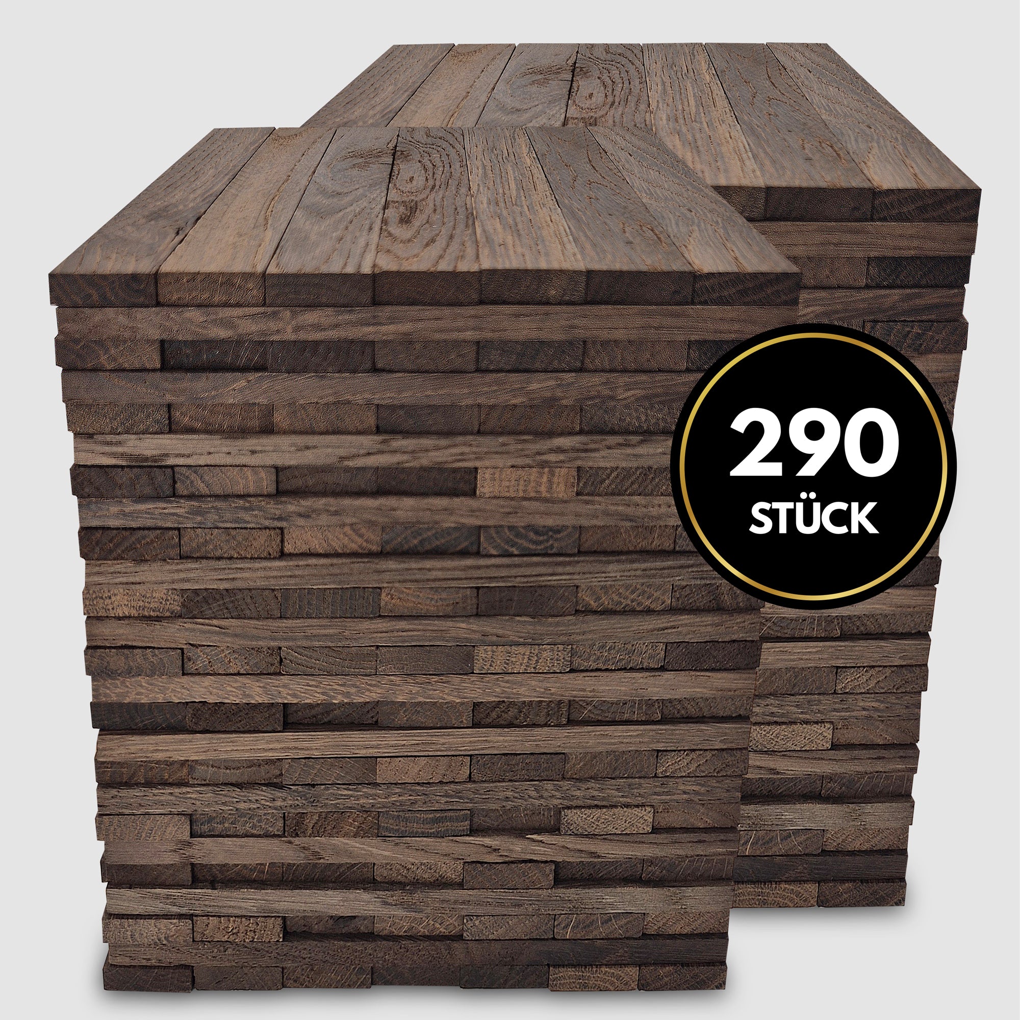 Du erhältst 290 Stück Easy-Sticks in der Farbe Dark.