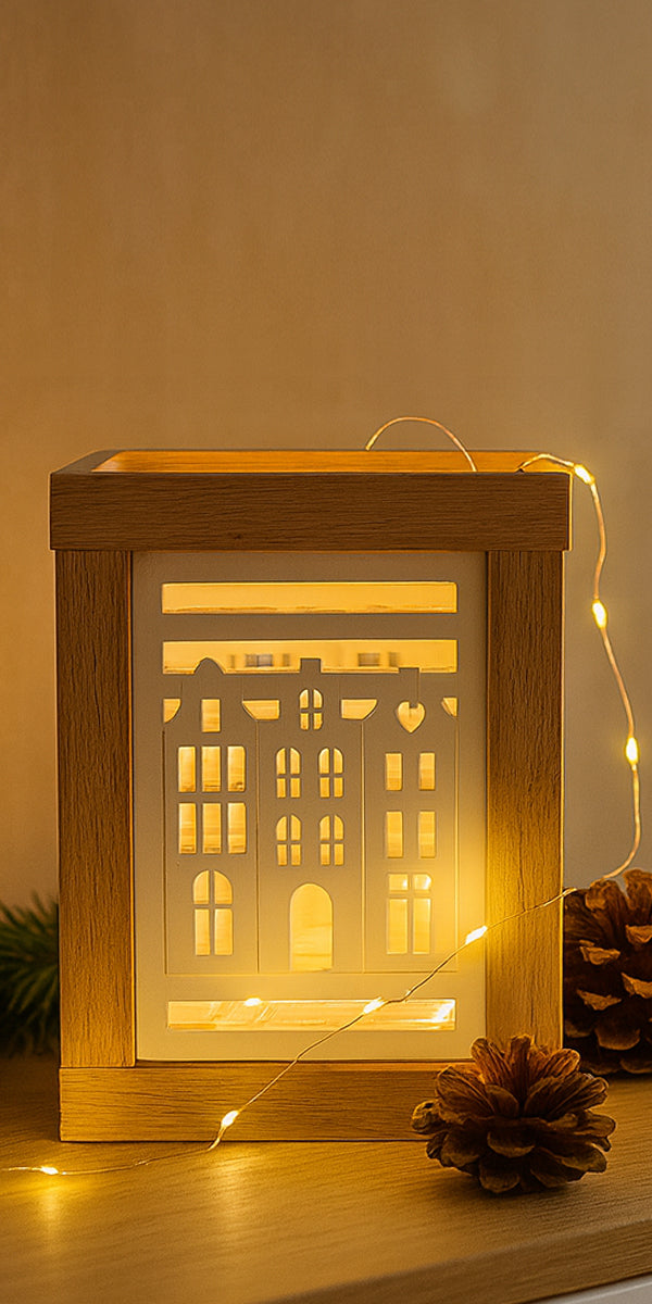 Bastle wunderschöne Laternen Geschenke mit den Easy-Sticks und den den tollen Haus Gießformen. 