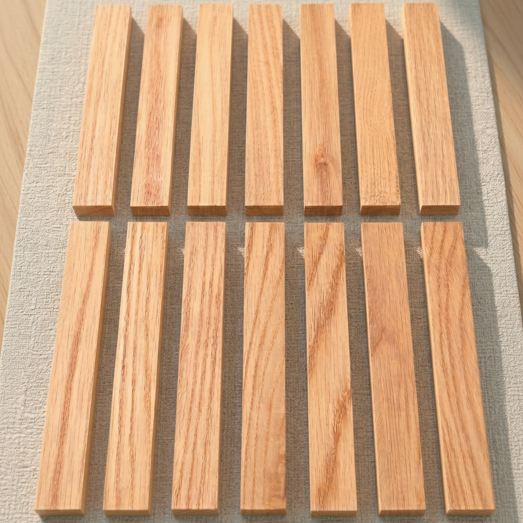 Easy-Sticks 4.0 rot Eiche 145 Stück, 16 cm Länge
