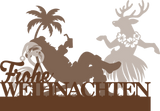 Frohe Weihnachten 4er Aufsteller PDF – Plotter Datei Für Wunderschöne Weihnachts Dekoration