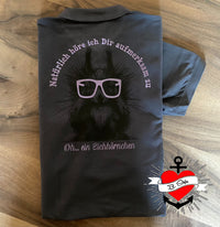 Natürlich höre ich dir aufmerksam zu, Oh ein Eichhörnchen Plotter Datei auf T-Shirt