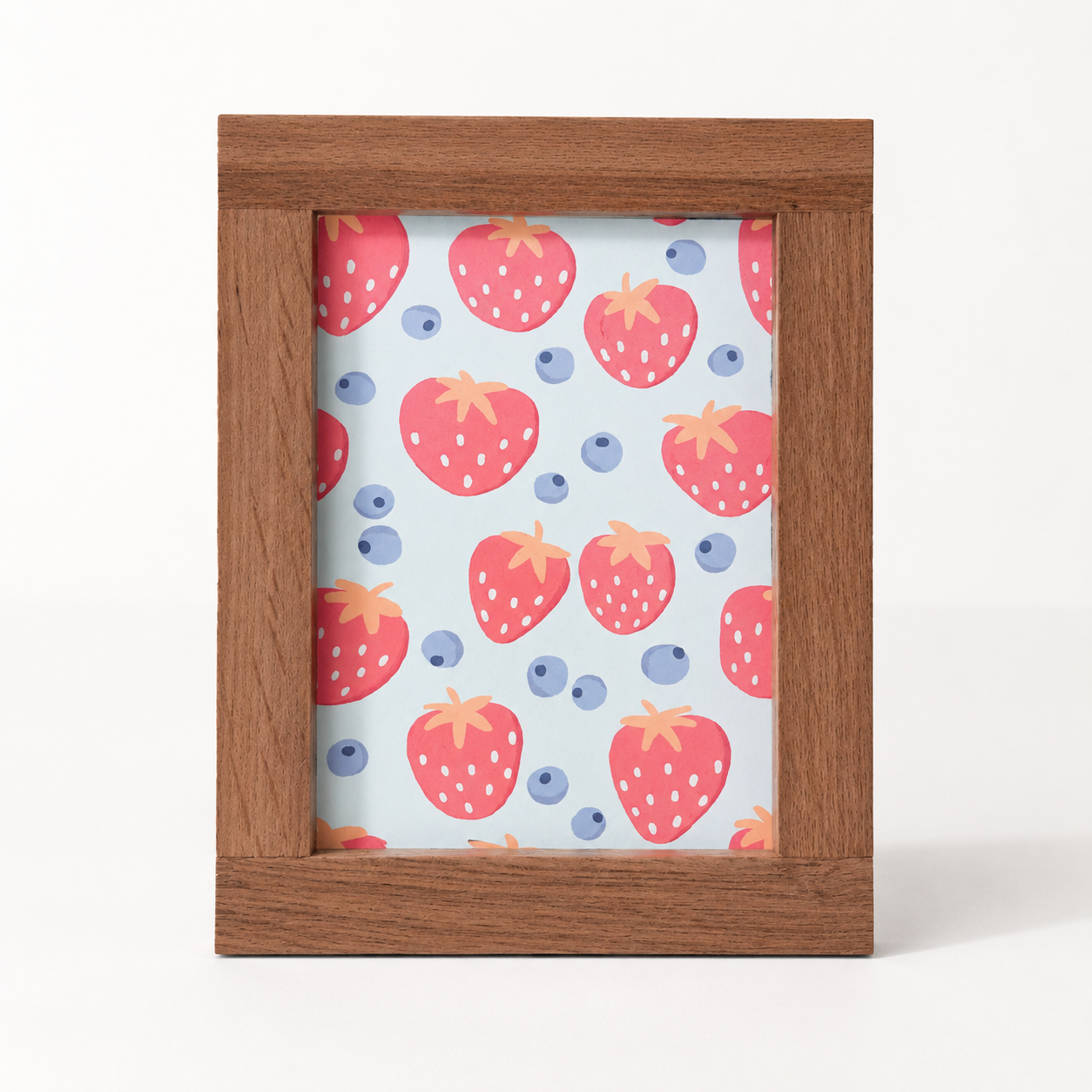 Erdbeeren Transparentpapier A4 – 6 Bögen für Laternen, Lichtboxen & Silikonformen