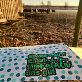 Kreative Karten mit dem Design "Etwas mehr Ernst..täteratata uns gut" von easy-sticks, ideal für Scrapbooking und DIY-Projekte, Ausdruck der Plotterdatei.