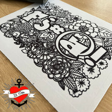 Lade das Bild in den Galerie-Viewer, Fj#@ Plotterdatei Plotteridee Blumen
